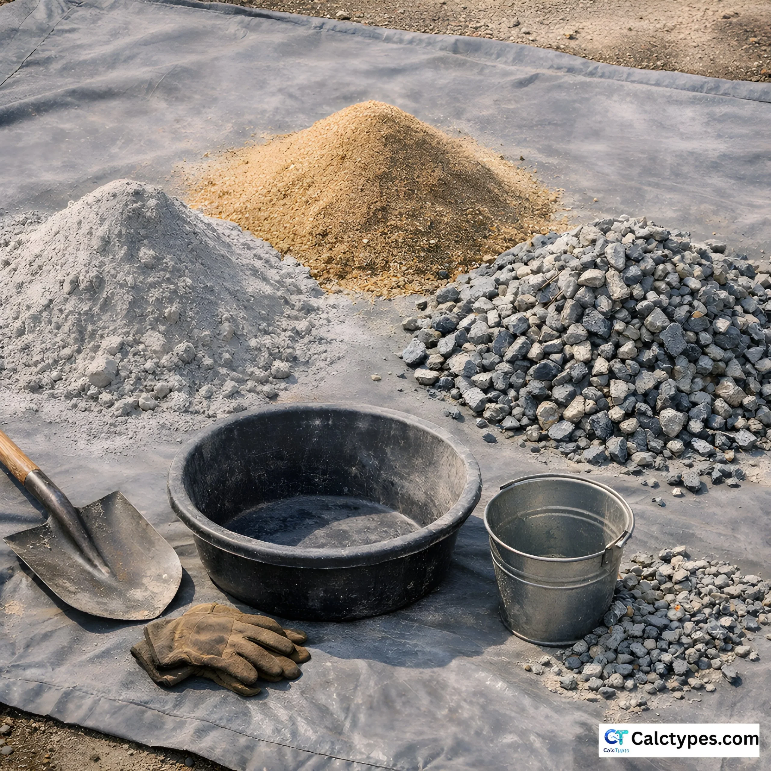 Cement, sand, and aggregate proportions for M20 concrete mix ratio