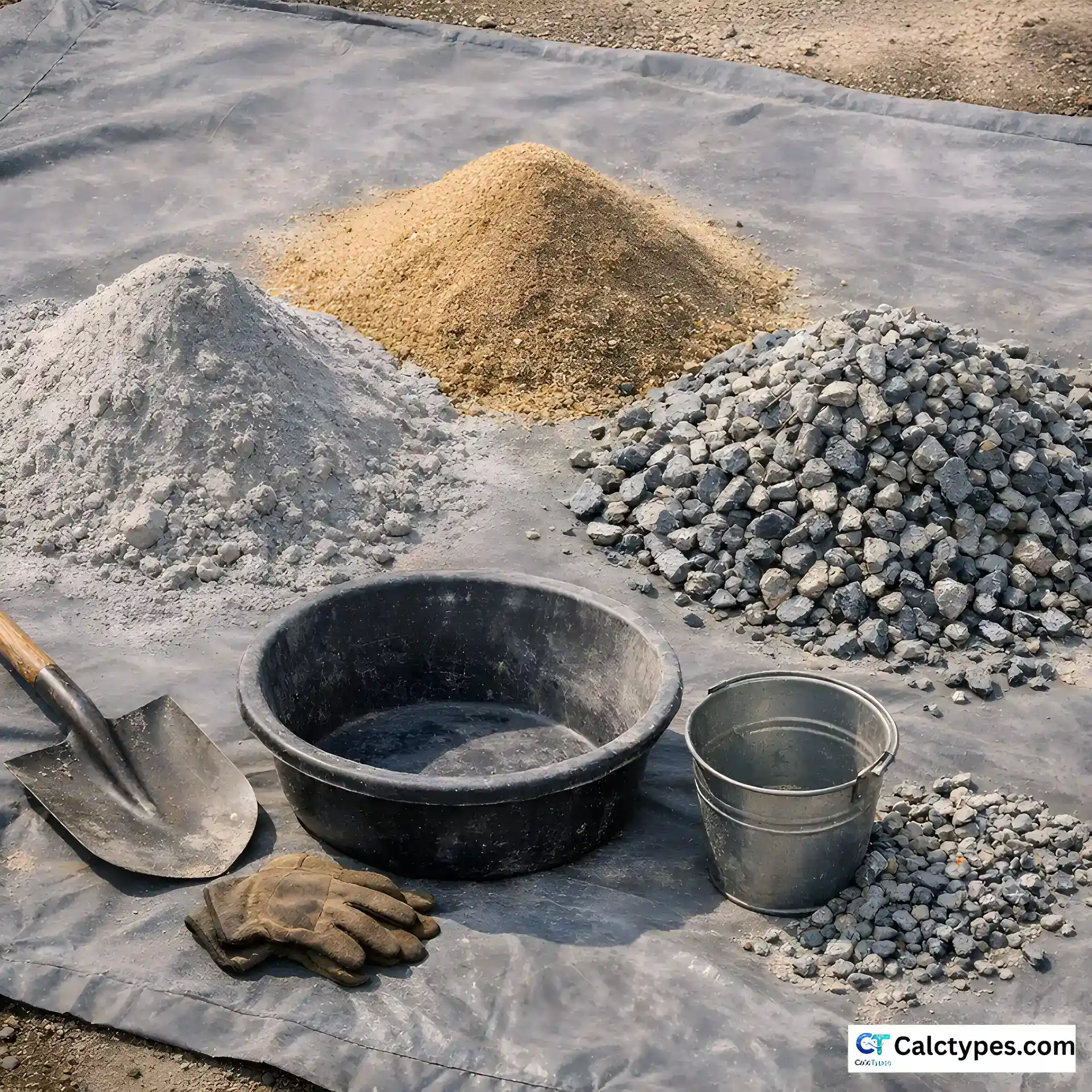 Cement, sand, and aggregate proportions for M20 concrete mix ratio